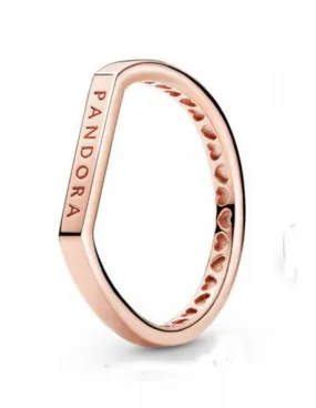 Anillo barra con Logo rosé 189048C00
