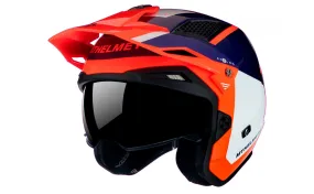 Casco Mt District Sv S Analog Naranja Blanco Violeta Brillo |13457943513|