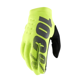 Guantes de Cross 100% Brisker Niño Camuflaje-Negro