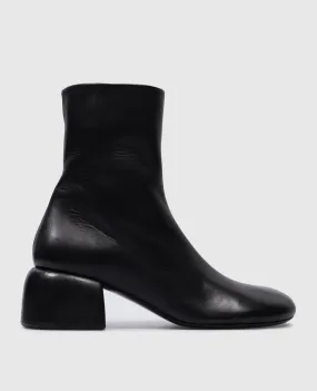 Marsell Basata black leather ankle boots