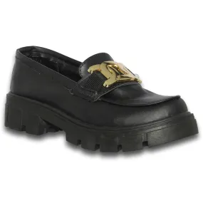 Zapatos Casuales Para Mujer Estilo 0200Te5 Marca Terrafirme Acabado Nairobi Color Negro