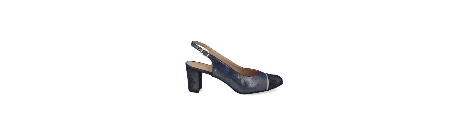 ZAPATOS DESTALONADOS MUJER MOD. TREBE MARINO